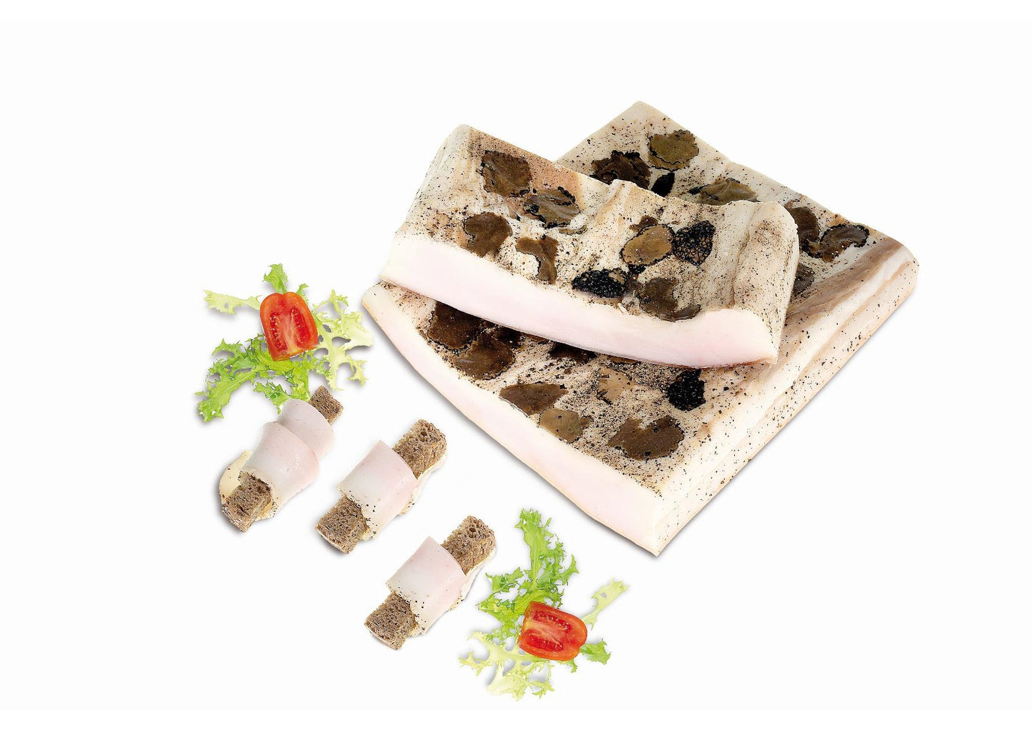 Lardo con fette di Tartufo