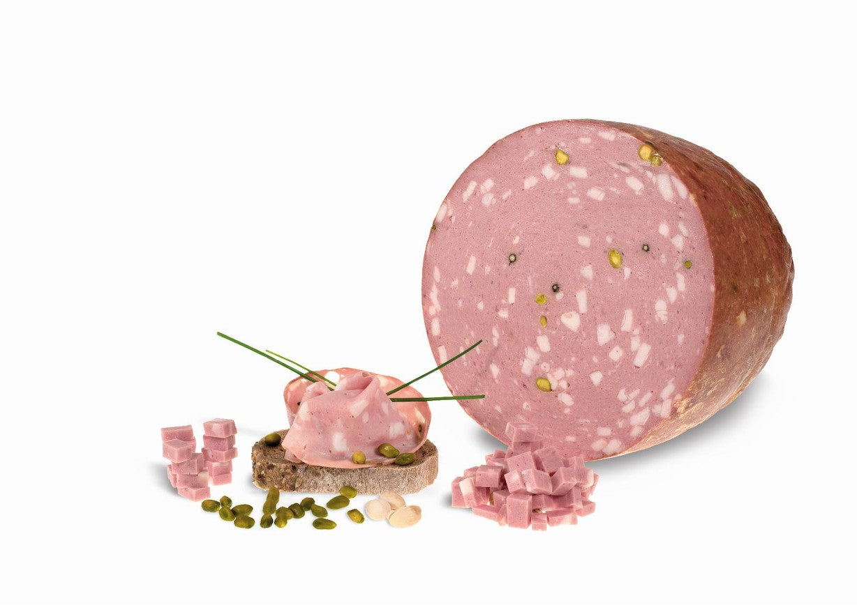 Mortadella con i pistacchi